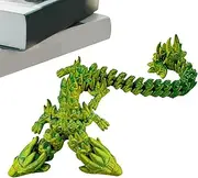 Printed Dragon | Double Head Toy Dragons Printed Animals | Flexible Articulated Dragon, Movable Joints, Executive Desk Toys for Home Office
