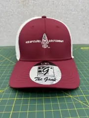 ACE OF CLUBS GOLF COMPANY Embroidered Hat Cap - Size L/XL - by The Game - NEW