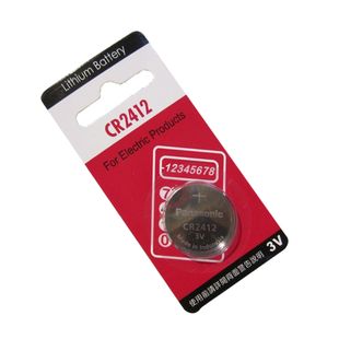 Panasonic 國際牌 CR2412 鈕扣型水銀電池(一組10入)
