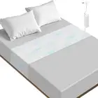 White Cotton Grounding Sheets with Cord, Grounding Mat for Bed,110"x24", Fit All