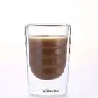 Nespresso Small Double Wall Coffee Cup Tea Mug Macchiato Glass Wine Shots 80ml