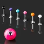 Labret Lip Piercing Stud Enamel Ball Enamelled Tragus Helix Ear Z370