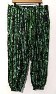 NWT BlackMilk Women's Matrix Resurrections CODE Cargo Pants Sz 18 Cotton Blend