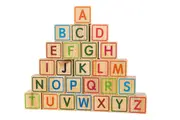 Kids Educational ABC Blocks - 9cm Size
