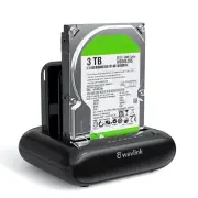 WAVLINK USB 3.0 Dual Bay Docking Station for 2.5" & 3.5" HDD SSD