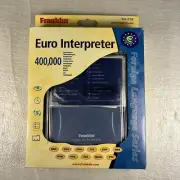 Franklin Euro Interpreter TG-218 11 Language Translator w/ Databank Z10