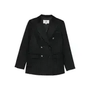 [Barena] Barena Pinstripe Double-breasted Blazer 42 IT GREY