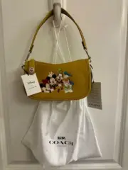 COACH DISNEY X MICKEY & FRIENDS SWINGER BAG WITH DUST BAG NWT