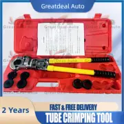 Pipe Crimping Tool Copper Crimper Tube Fittings Pressing Pliers W/ Box 7X Dies