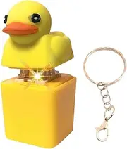 Duck Keychains - Quacking Duck Fidget Toy Keychain | Ducks Keyboard Button for Stress | Funny Clicky Sound Sensory Toy, Keychain-Style Fidget for Desk, School, Office Fun