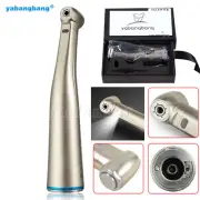 Dental 1:1 Fiber Optic Contra Angle LED Handpiece for Electric Micro Motor New