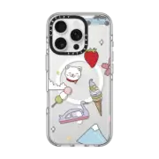 iPhone 16 Pro Impact Clear Case MagSafe Compatible Tokyo Stickers by Megan McKean