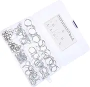 70pcs Spring Hose Clamps for Line Durable Automotive Replacement Fasteners Versatile Clips for Cars Motorcycles Prevent Oil Leaks Fits Hose Diameters Φ Φ