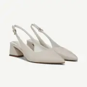 NIB Franco Sarto Women’s Racer Slingback in Putty Leather in size 8.5
