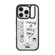iPhone 16 Pro Impact Ring Stand Case MagSafe Compatible WHOSMiNG - COFFEE CUP