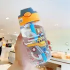 Kids Leakproof Sippy Cup with Straw - Cartoon Water Bottle for Toddlers Bpa-Free