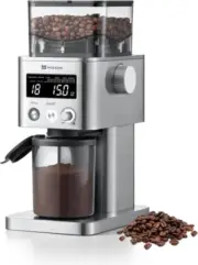 Coffee Grinder, Anti-static Conical Burr Without Scale, Stainless Steel