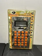 Mossy Oak Solar 8 Digit Dual Power Calculator Break Up Camo Camouflage NOS