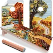 Country Roads Cornhole Wraps Stickers Cornhole Skins Cornhole Wraps for Boards
