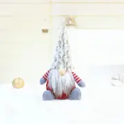 1PCS Christmas Gnome Plush Doll Decoration, 11.4Inch Handmade Plush Swedish Tomte Doll Gift for Her, Cute Valentines Gnomes Home Decorations for Shelve
