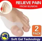 Silicone Gel Bunion Protector Toe Straightener Separator Alignment Pain Relief