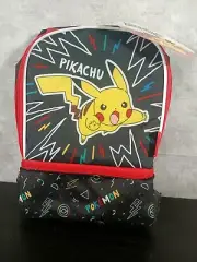 Pokemon Pikachu Thermos Dual Compartment Lunch Bag- New