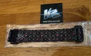KM Limited Edition Barbwire Orange Black Goggle Strap