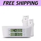 Dual Wireless Thermometers with LCD Display - Perfect for Home & Restaurant Use