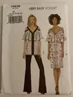 Vogue V9238 Sewing Pattern Dress Top Pants Sizes: 14-22