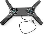 aptop Cooling Tray USB Powered Laptop Cooling Pad with Double 60mm Fans Foldable Cooler Pad Notebook Cooling Pad for Laptop PC Computer Laptop Cooler