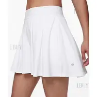 在飛比找蝦皮商城精選優惠-IBUY羽球裙 網球裙 白色運動裙 LU運動短裙原廠帶標女帶