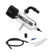 RPM Silver Dual Baffle Oil Catch Can X3 MAX DS TURBO R