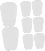 EXHUMKY Pain Alleviating Foot Pads 4 Pack Metatarsal Pads for High Heels Sandals Casual Shoes Arch Support Inserts Breathable Discreet White