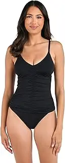 [La Blanca] Women's Island Goddess Over The Shoulder Tankini Swimsuit Top