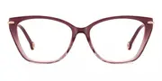 Carolina Herrera HER 0303/G Asian Fit L39 Men's Glasses Burgundy Size 55 - Private Health Rebate - Blue Light Block Available