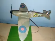British Supermarine SPITFIRE mk II Plastic ScaleModel.' Built