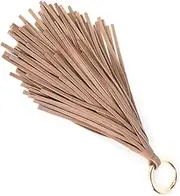 [Garneck] Leather Tassel Keychain Set Handbag Charm Car Keychain Charm Women's Bag Ring Holder Unique Tassel Accessory