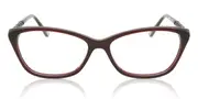 Cat Eye Full Rim Plastic Women’s Glasses Online Burgundy Size 54 - Lenses Included - Private Health Rebate - Blue Light Block - SmartBuy Collection