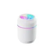 Colorful Cup Air Humidifier Desktop Home Car Air Humidifier (White)