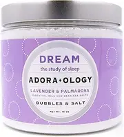 Adoraology Dream Bubbles & Salt - Lavender Bubble Bath - Aromatherapy - Epsom Salts & Moisturizer - Essential Oils