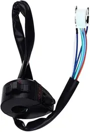 Motorcycle Functional Handlebar Turn Signal Horn Elegant On/Off Button for Scooter Moped