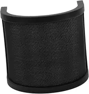 TOGEVAL U-shaped Double Layer Pop Filter Microphone Isolation Shield for Recording