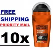 _ 10 x L'oreal Men Expert XXL Roll ON 48h ______ THERMIC RESIST Deodorant