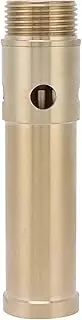 Brass Bubbling Fountain Nozzle with Injector Effect, Wear and, Creates Spectacular Waterscape Effects, Easy to Install, Ideal for Garden Pond, Amusement Parks Decor (1.5 inch 46mm Outer Wire)