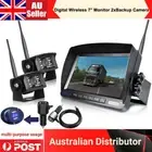 7'' Monitor Digital Wireless Reversing 2x Backup Camera For RV/Trailer/Motorhome