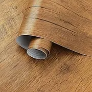 197.7"X17”Vintage Wood Wallpaper Distressed Wood Contact Paper Wood Grain Contact Paper Wallpaper Peel and Stick Wallpaper Self Adhesive Wallpaper Removable Wood Look Wallpaper Vinyl Roll Shelf Paper