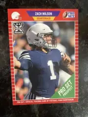 2021 Leaf Pro Set Prospect Zach Wilson NFL Rookie RC BYU #2 Pick?