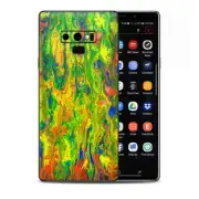 Skins Decal Wrap for Samsung Note 9 - green trippy color mix psychedelic
