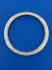 Stainless Steel 2.25 CT’s Diamond Bezel For Rolex Datejust II