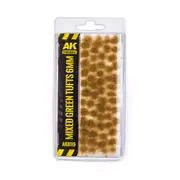 AK Interactive Dioramas: Mixed Green Tufts 6mm [AK8119]